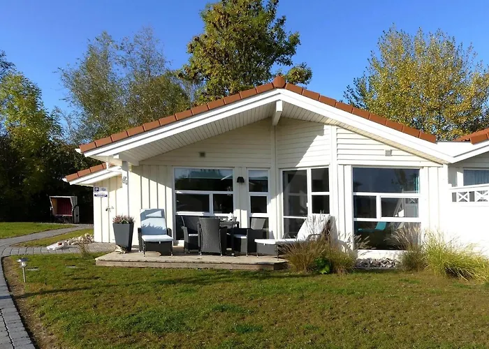 Dom wakacyjny Daenische Ferienhaeuser Am Salzhaff Haus Poseidon Wyspa Poel